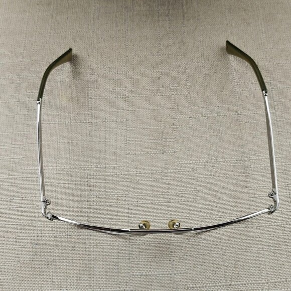 Jimmy Choo Women Eyeglasses Frame Silver Tone Metal Eyewear Glasses made Italy - Picture 12 of 12